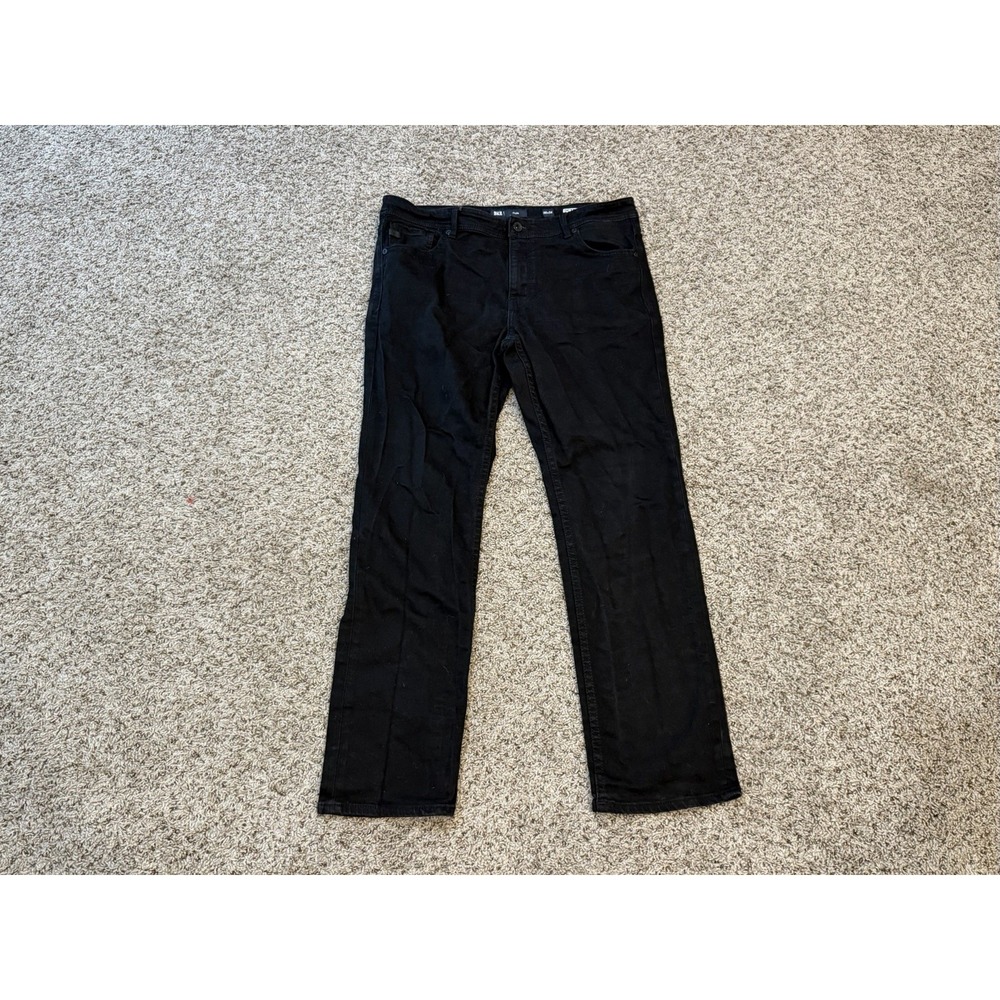BKE Tyler Black Denim Jeans Mens 38x34 Straight Denim Durable Denim